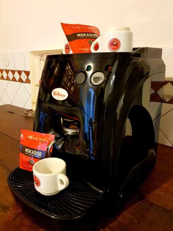 Príslušenstvo na prípravu kávy alebo čaju v ubytovaní Florence Signoria Apartment