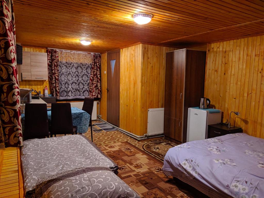 Postel nebo postele na pokoji v ubytování У Оксани
