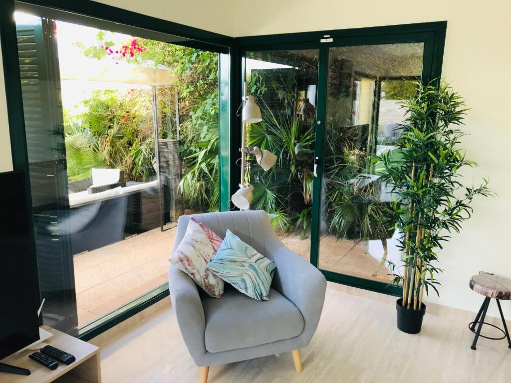 Posezení v ubytování Luxury Villa Vista del Mar