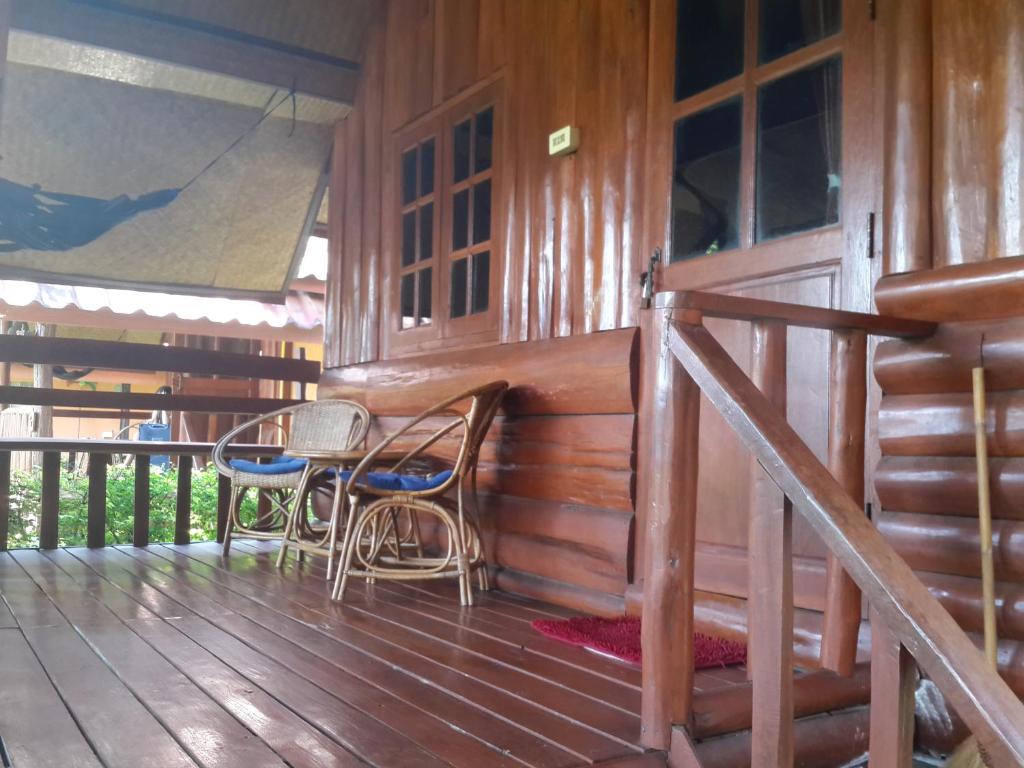 Balkón nebo terasa v ubytování Phu View Guesthouse