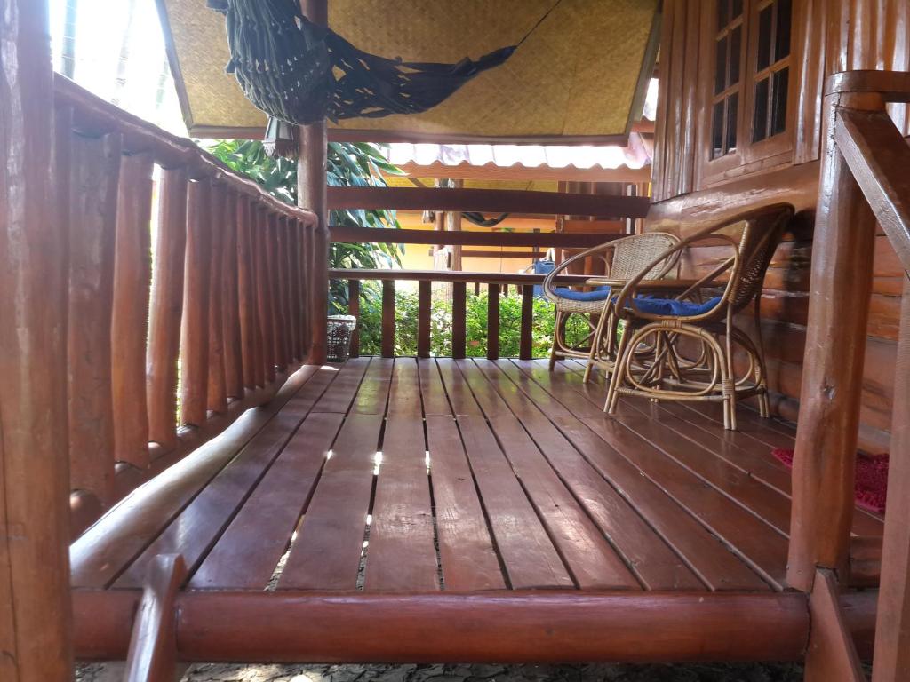 Balkón nebo terasa v ubytování Phu View Guesthouse