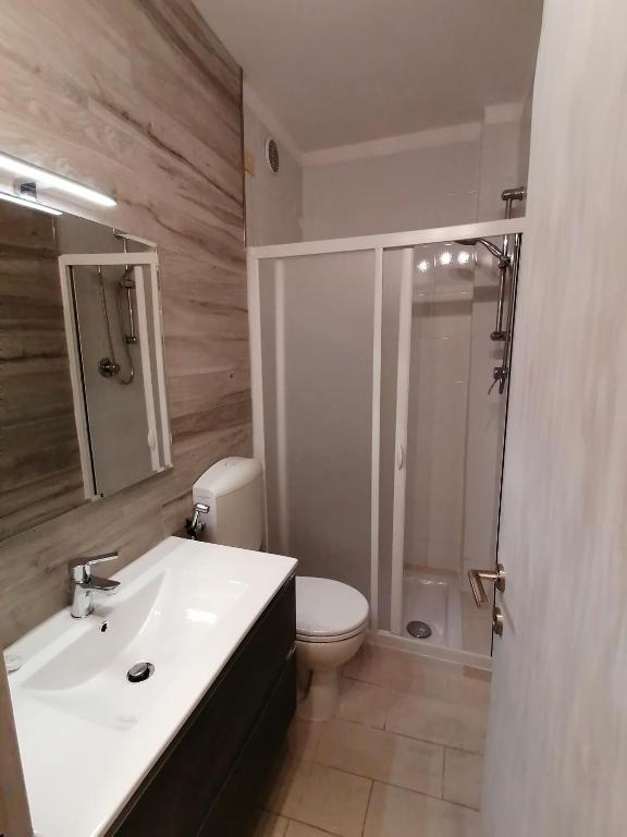 Koupelna v ubytování Hotel Cilene