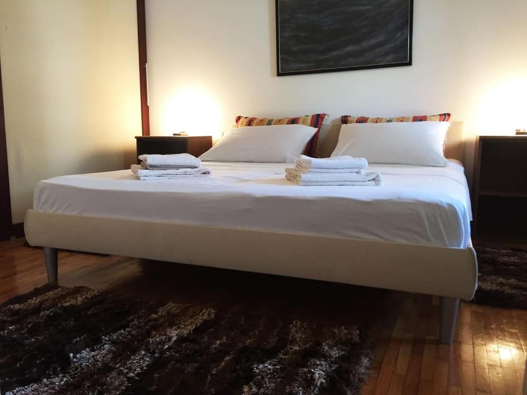 Posteľ alebo postele v izbe v ubytovaní Domic ,Two Bedrooms whit Large Terrace