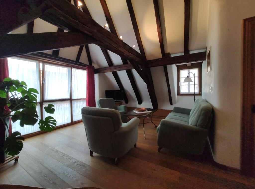 Posezení v ubytování Gutsherrenhaus