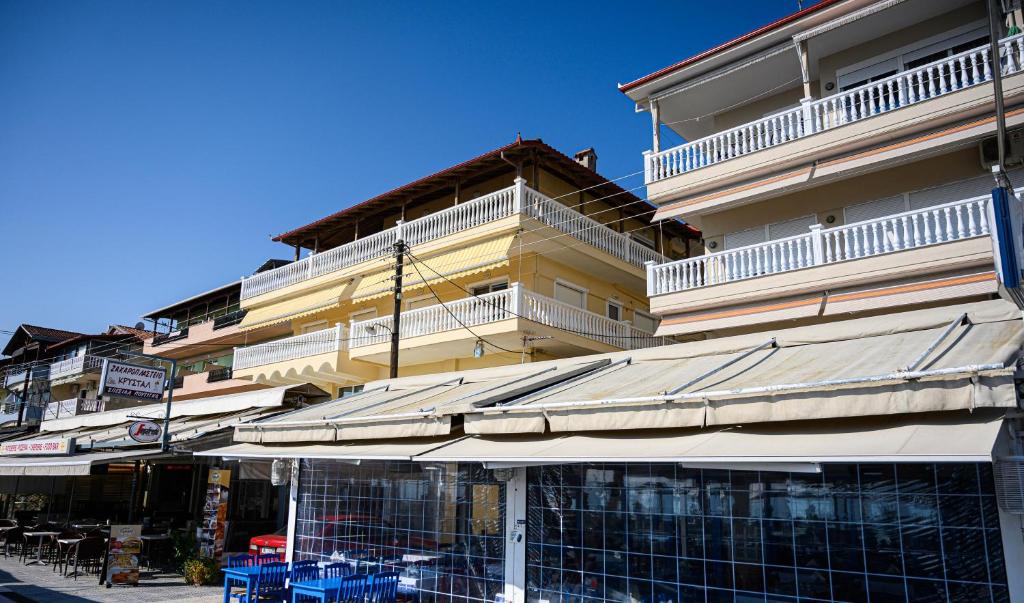 Budova, kde se aparthotel nachází