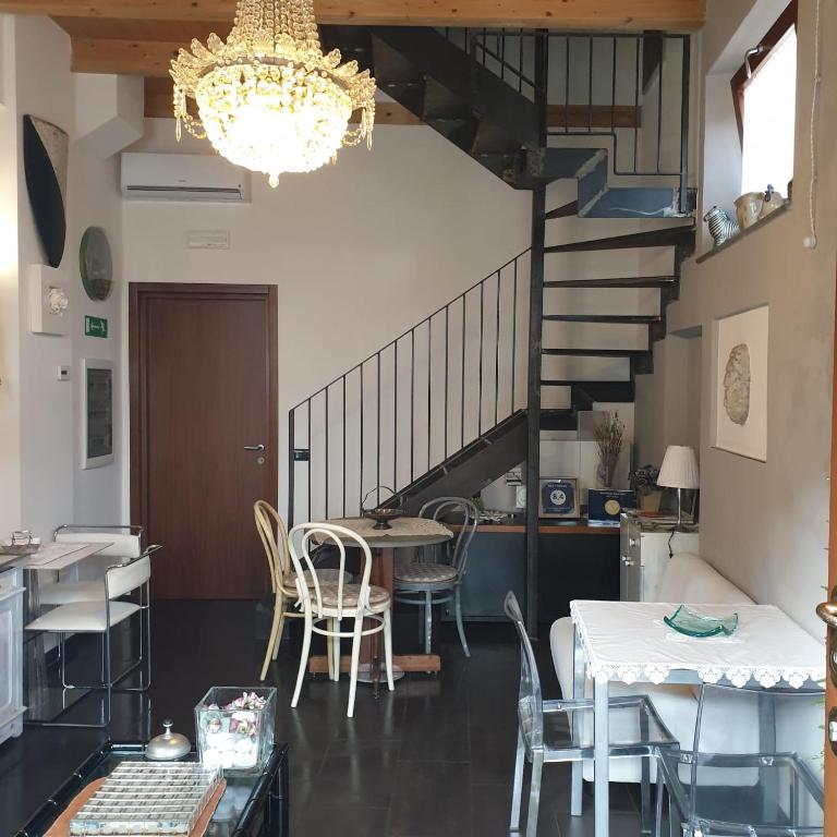 Posezení v ubytování B&B Il Rustico