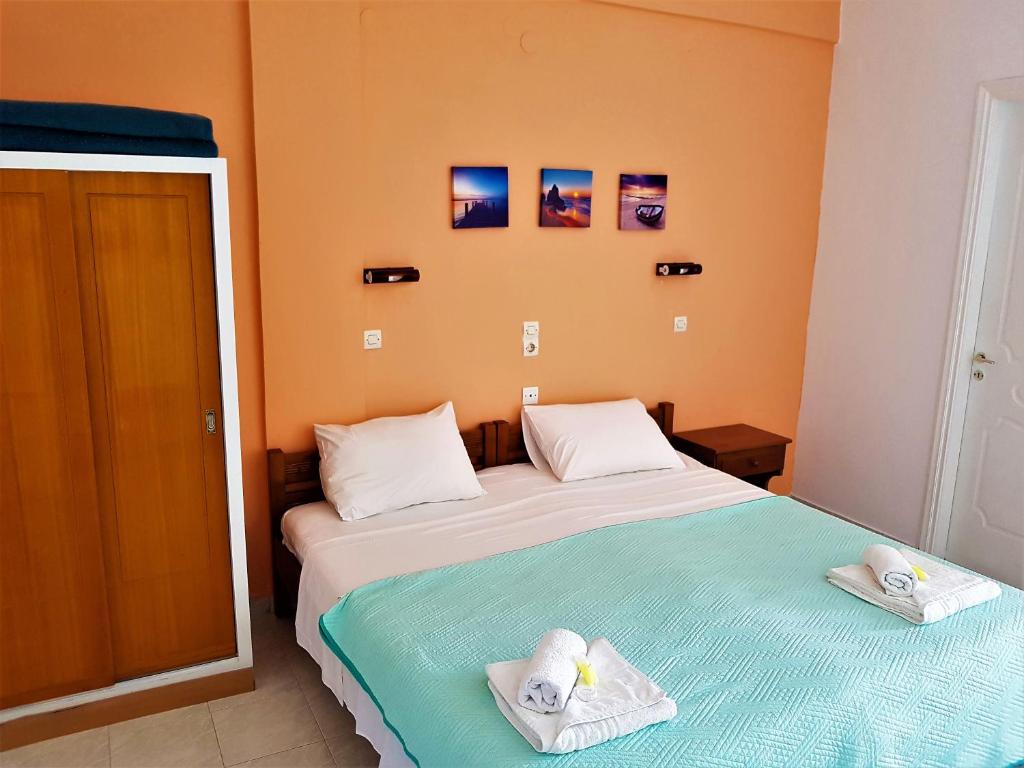 Postel nebo postele na pokoji v ubytování Stars Hotel
