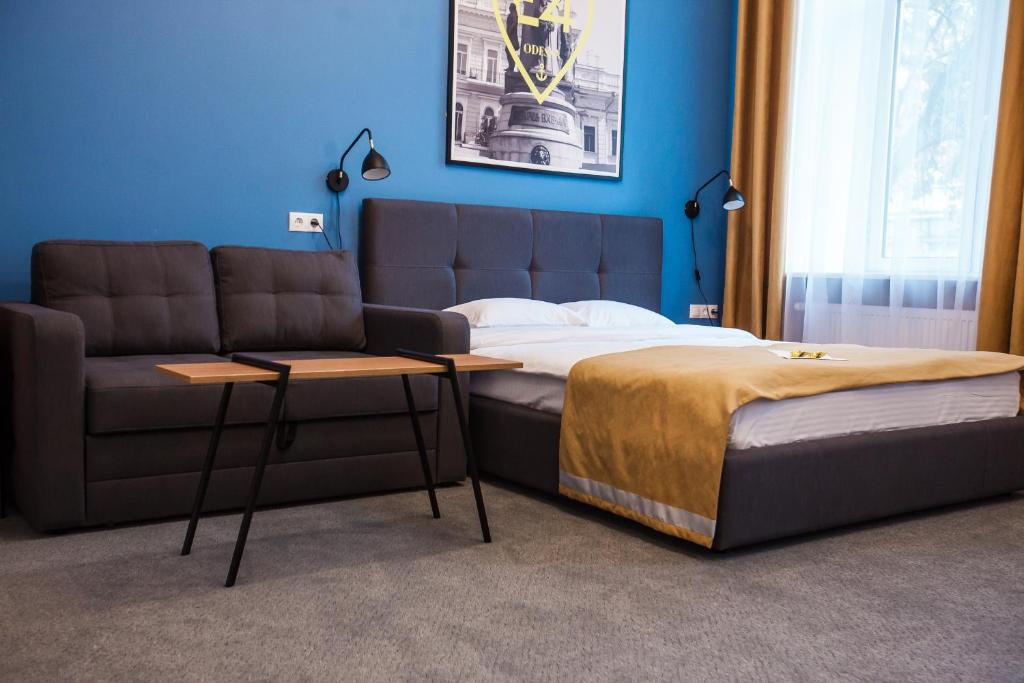 Posezení v ubytování E4 Hotel
