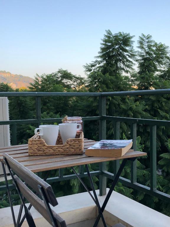 Balkón nebo terasa v ubytování Solymar Beach Premium
