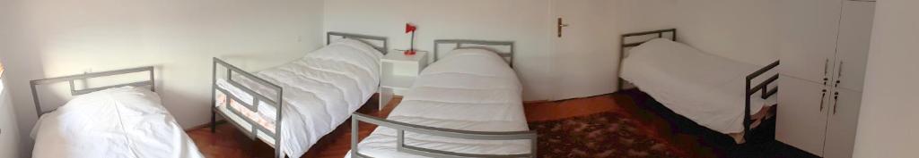Postel nebo postele na pokoji v ubytování Edelweiss Hostel