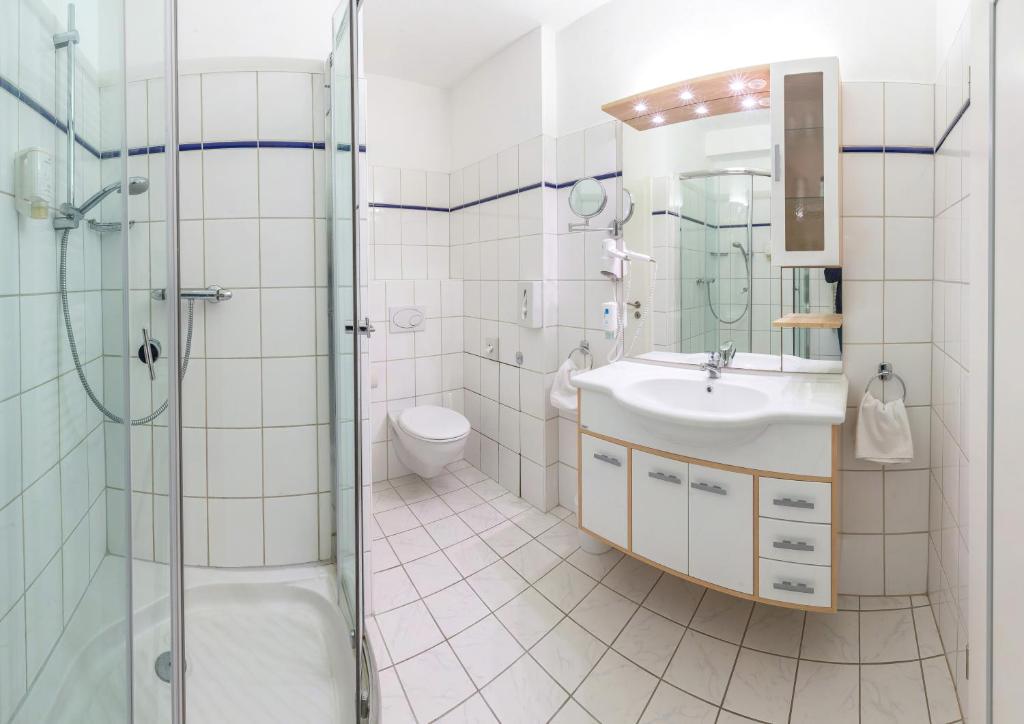 Koupelna v ubytování Hotel zur Börse