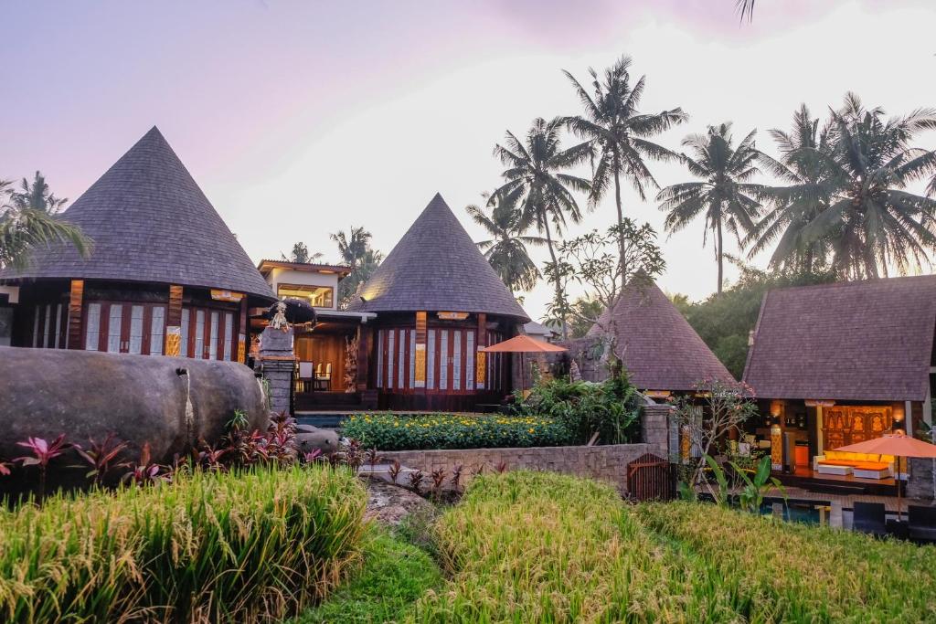 Zahrada ubytování Green Field Resort Ubud