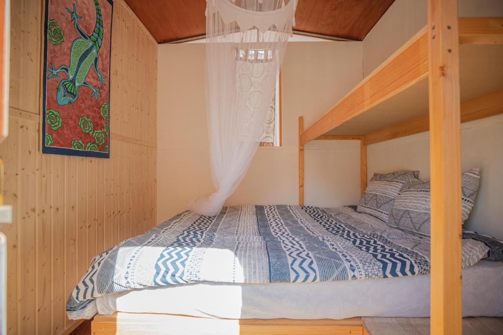 Cama o camas de una habitación en Blue Ocean Camp - Tasartico