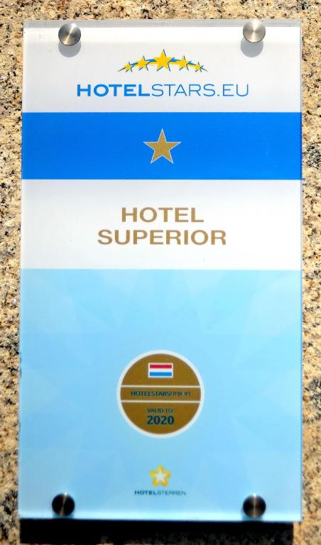 Certifikát, hodnocení, plakát nebo jiný dokument vystavený v ubytování Hotel Abba