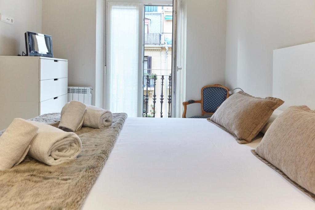 Posteľ alebo postele v izbe v ubytovaní Miramon Apartment by BasqueHomes