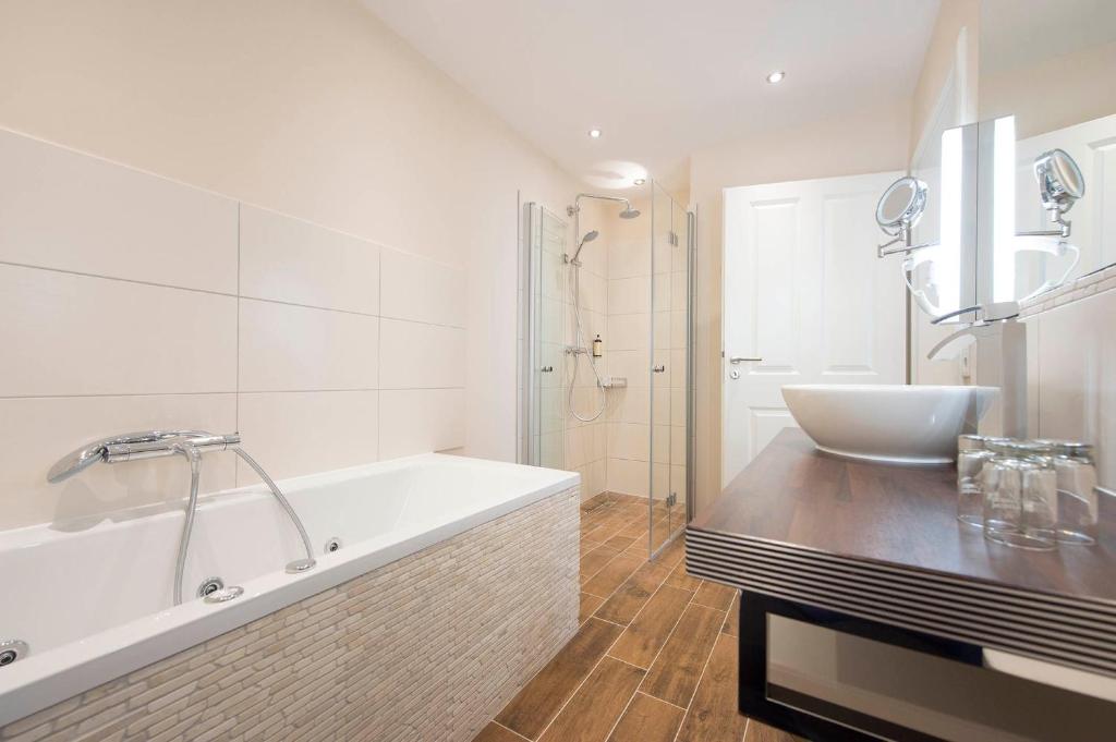 Koupelna v ubytování Hotel Storck