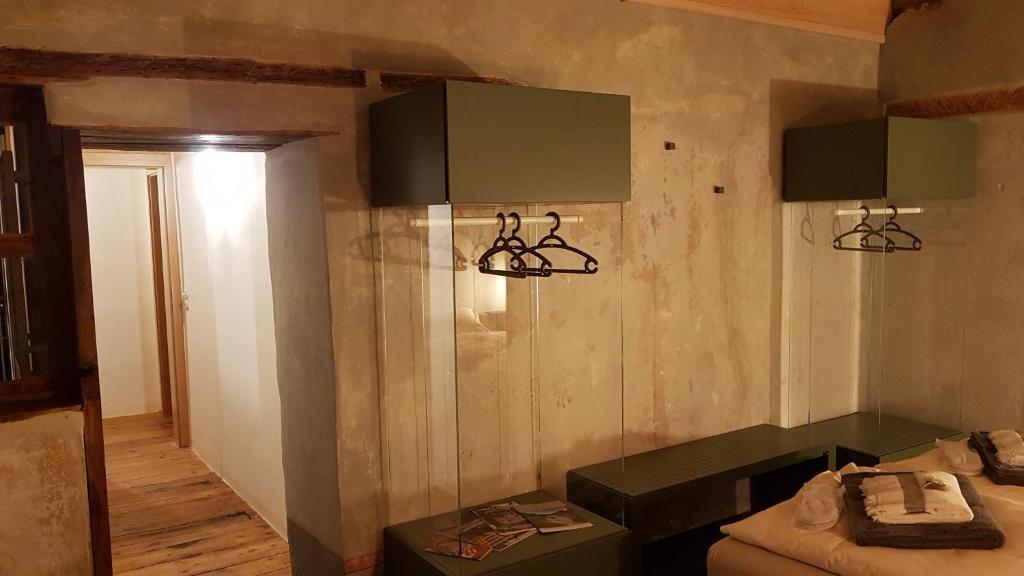 Kuchyň nebo kuchyňský kout v ubytování BnB Ai Cav Calanca