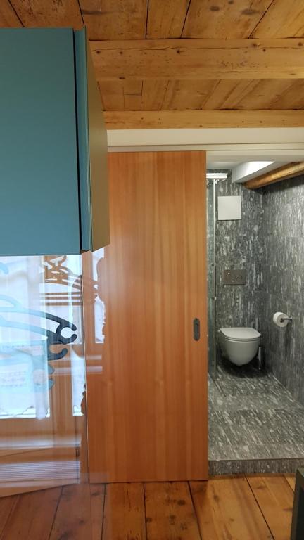 Koupelna v ubytování BnB Ai Cav Calanca