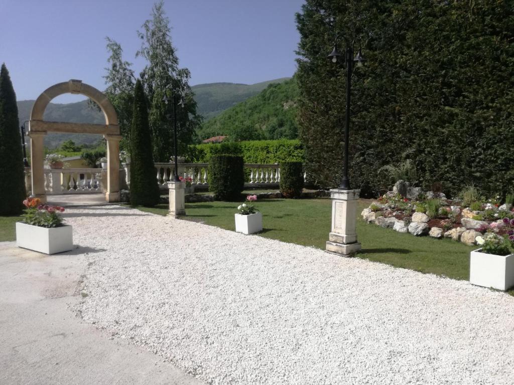 Zahrada ubytování FILIPPONE HOTEL&RISTORANTE
