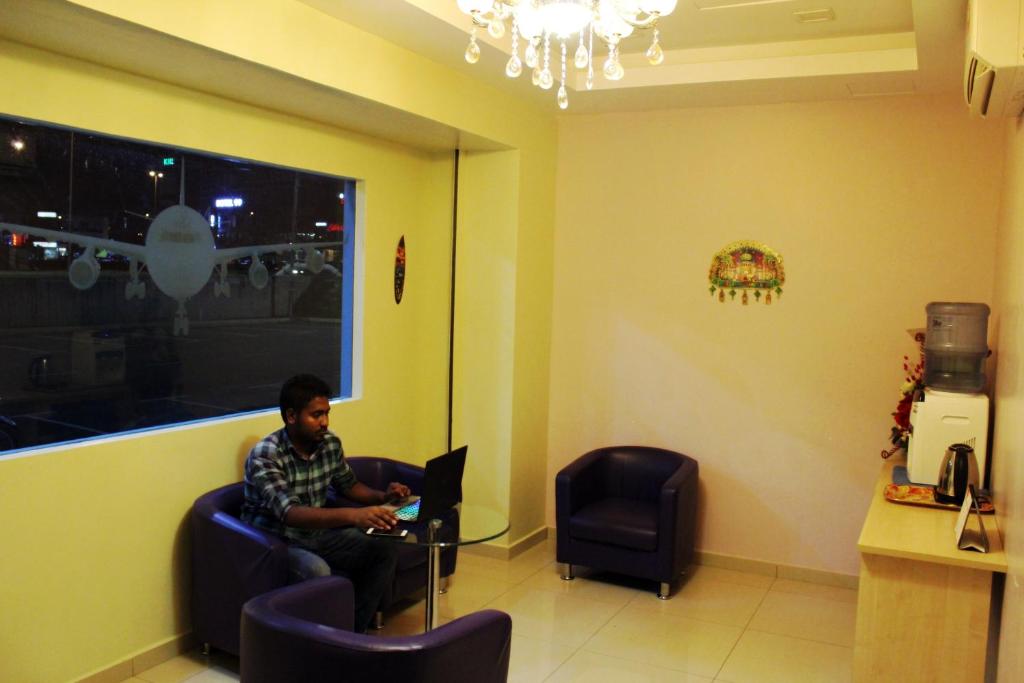 Posezení v ubytování Hotel Victory Inn KLIA and KLIA 2