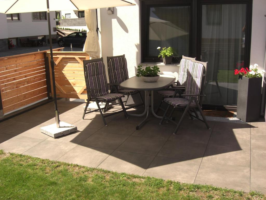 Patio nebo venkovní prostory v ubytování die Gartenwohnung - Tanja Tipotsch
