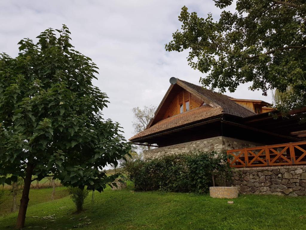 Vonkajšia záhrada v ubytovaní Pajta Villa