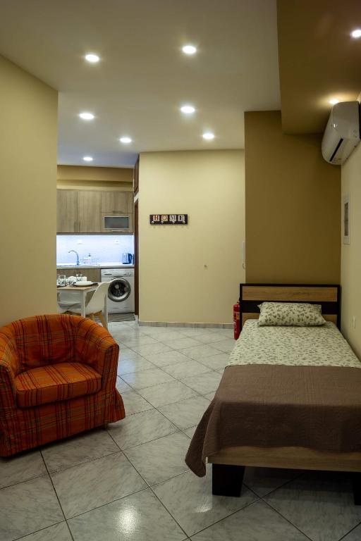 Postel nebo postele na pokoji v ubytování First View Apartment