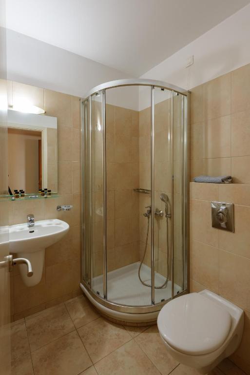 Koupelna v ubytování Park Hotel