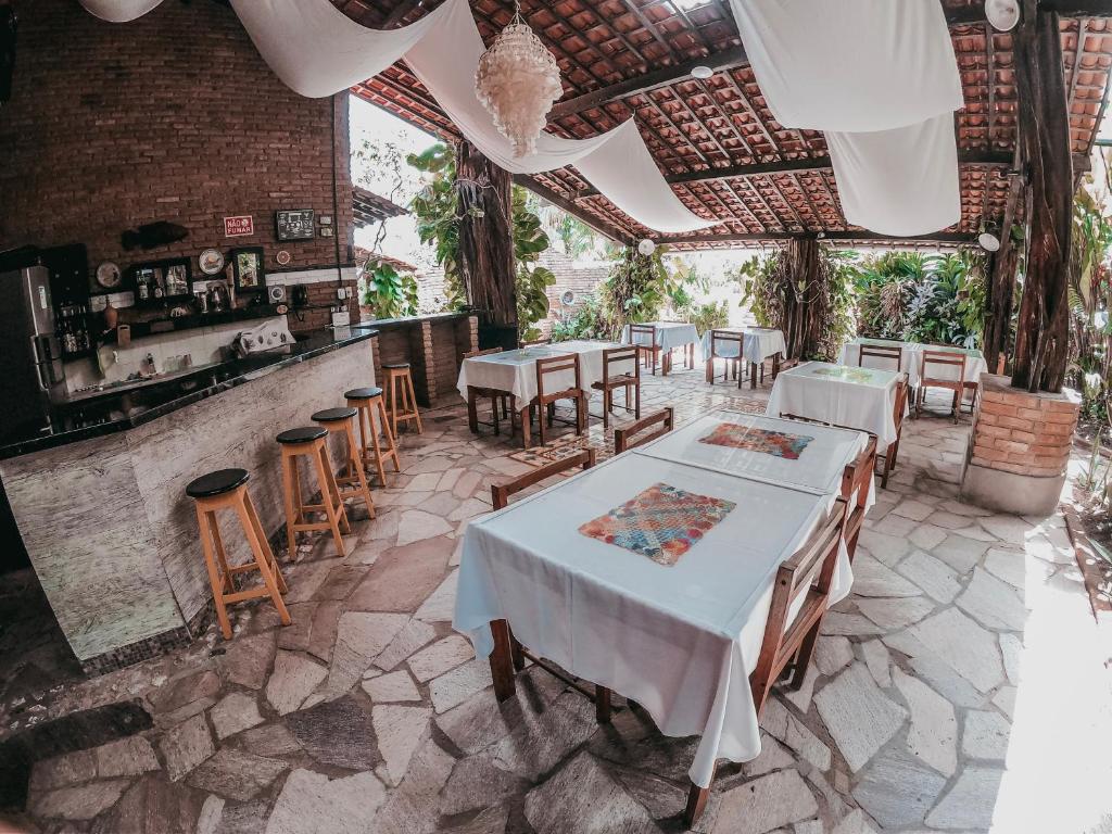 Restaurace v ubytování Lua Pousada