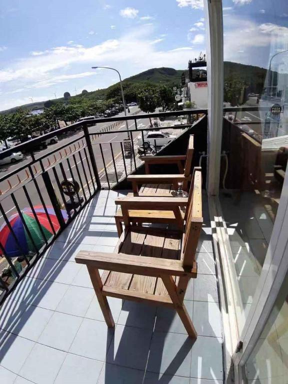 Balkón nebo terasa v ubytování Hearty Homestay
