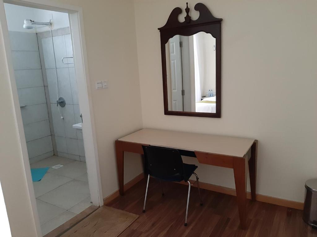 Koupelna v ubytování D2W Residency Suites