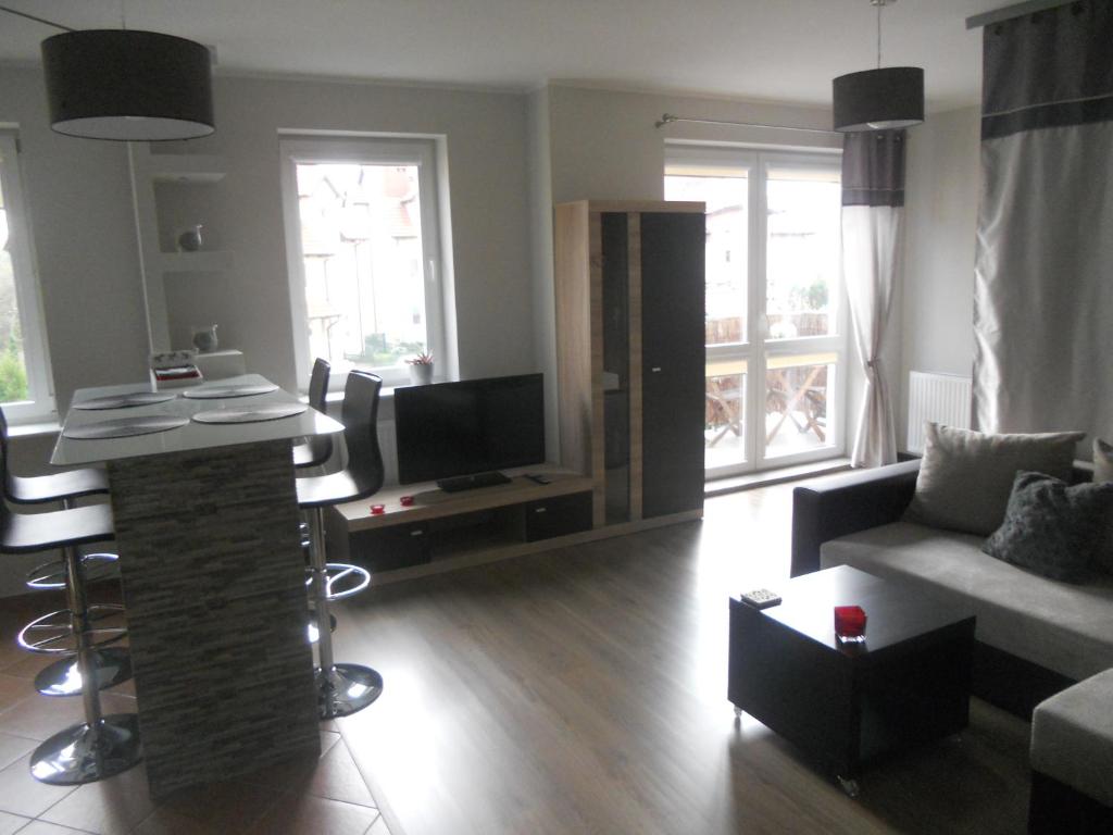 Posezení v ubytování Apartament-Studio
