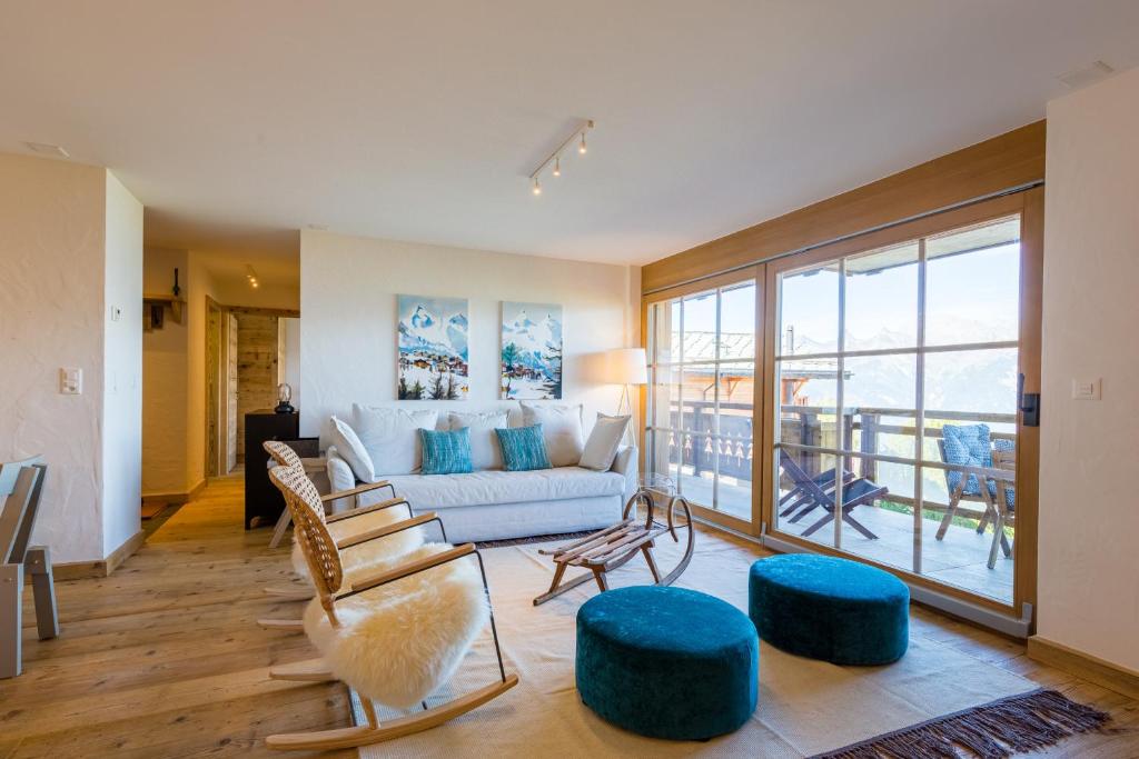 Nendaz 2 bedroom apartment - close ski lift R31 - Resim 12