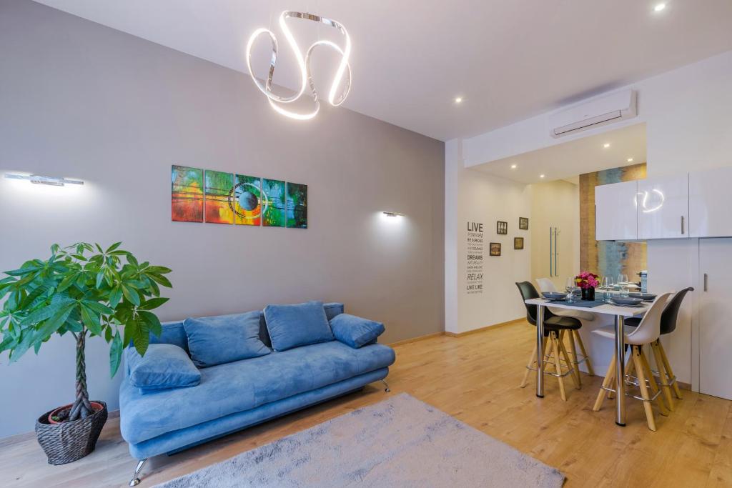 Posedenie v ubytovaní Amber / Navy Design Apartments with A/C