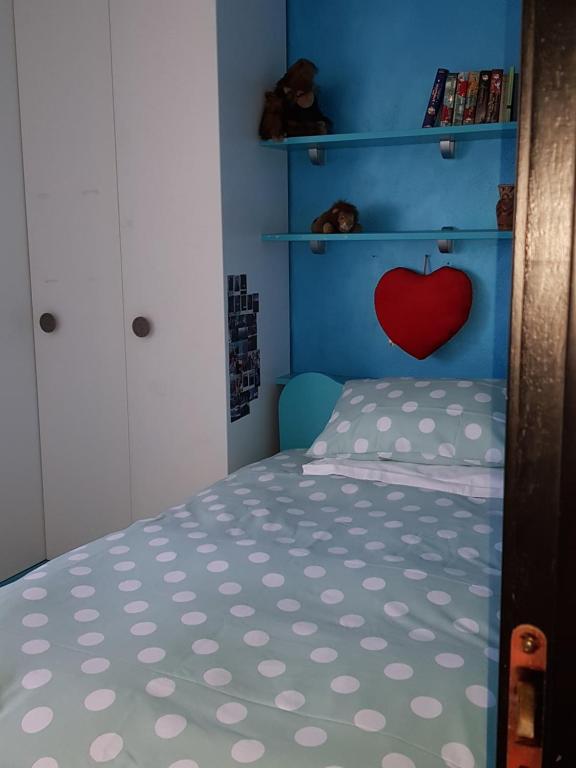 A bed or beds in a room at B&B da Silvana a Talamello