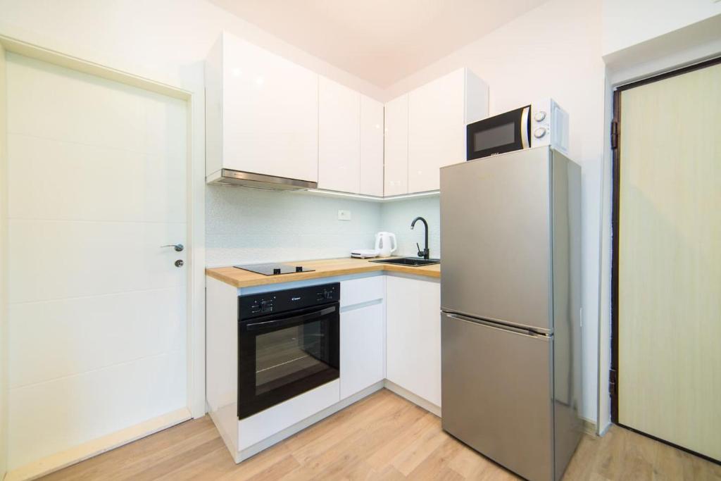 Kuchyň nebo kuchyňský kout v ubytování Apartment Karlo - Grad Ploče, Croatia