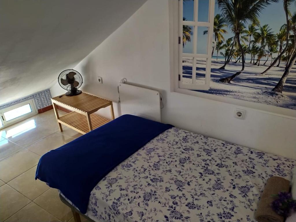Posteľ alebo postele v izbe v ubytovaní Málaga Centro Hostel