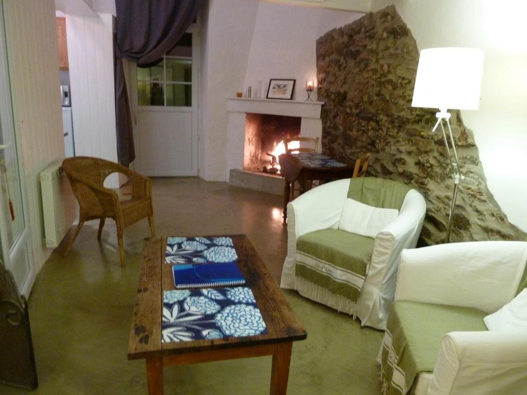 Χώρος καθιστικού στο Maison du Port - centre ville - à deux pas de l'arrivée des bateaux