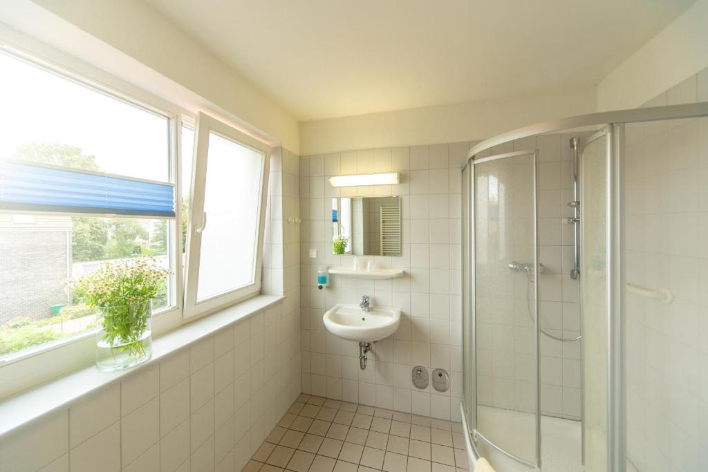 Koupelna v ubytování Hotel Rügenblick