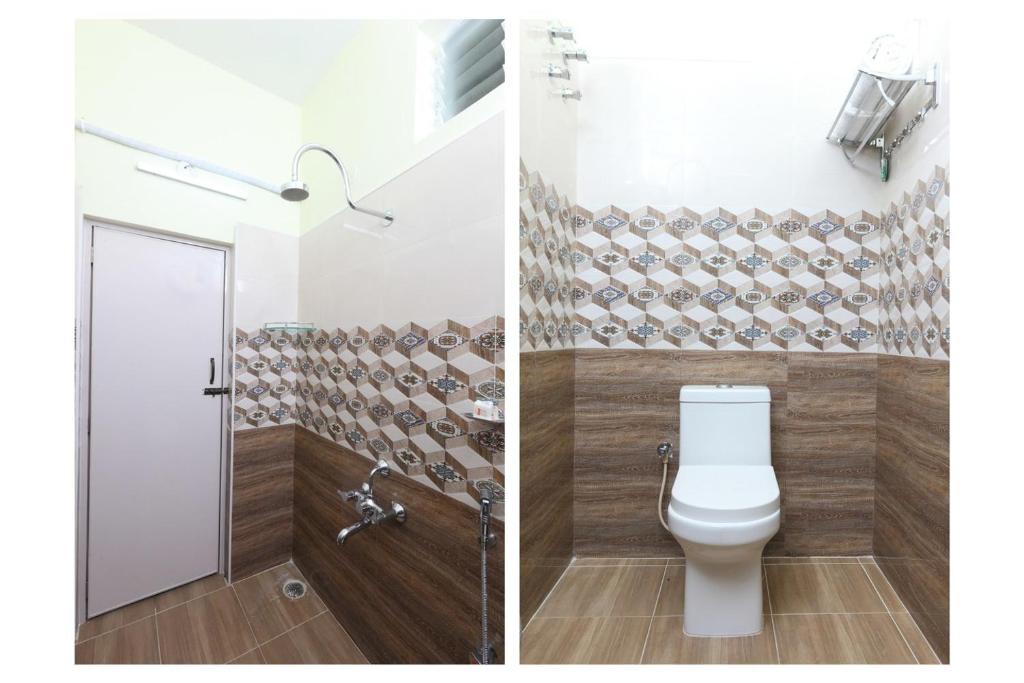Koupelna v ubytování Hotel Ramcharan Residency, Tirupati