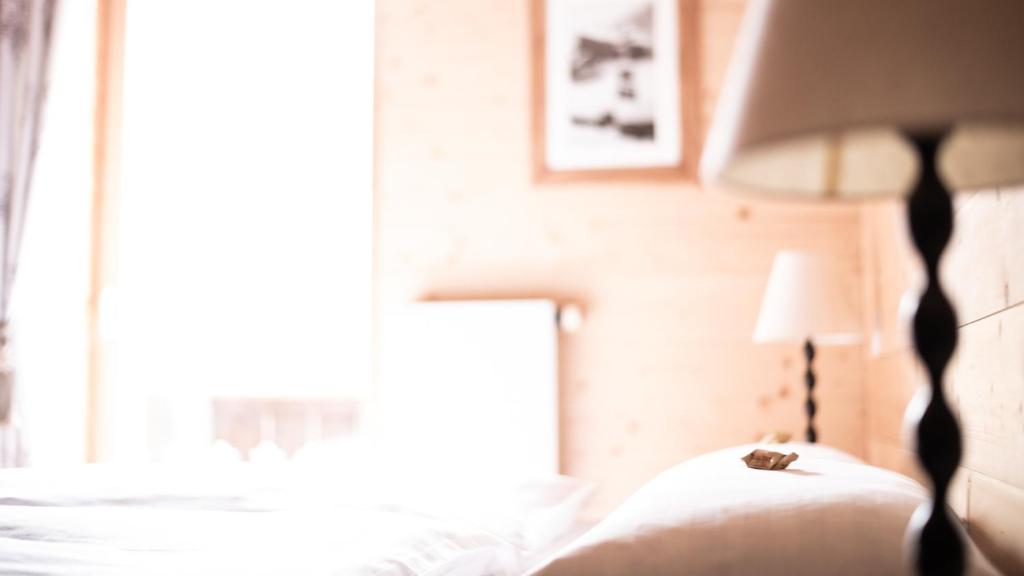 Postel nebo postele na pokoji v ubytování Hotel Suisse