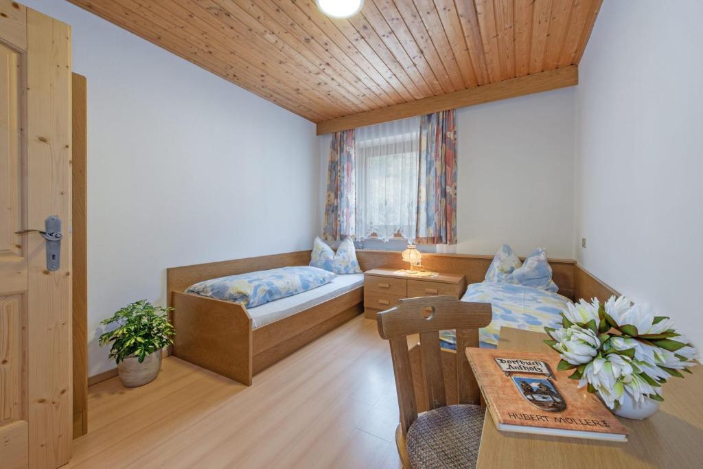 Postel nebo postele na pokoji v ubytování Mühlheim