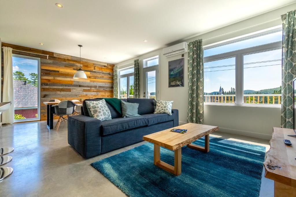 Posezení v ubytování Hôtel-Appartements de la Gare
