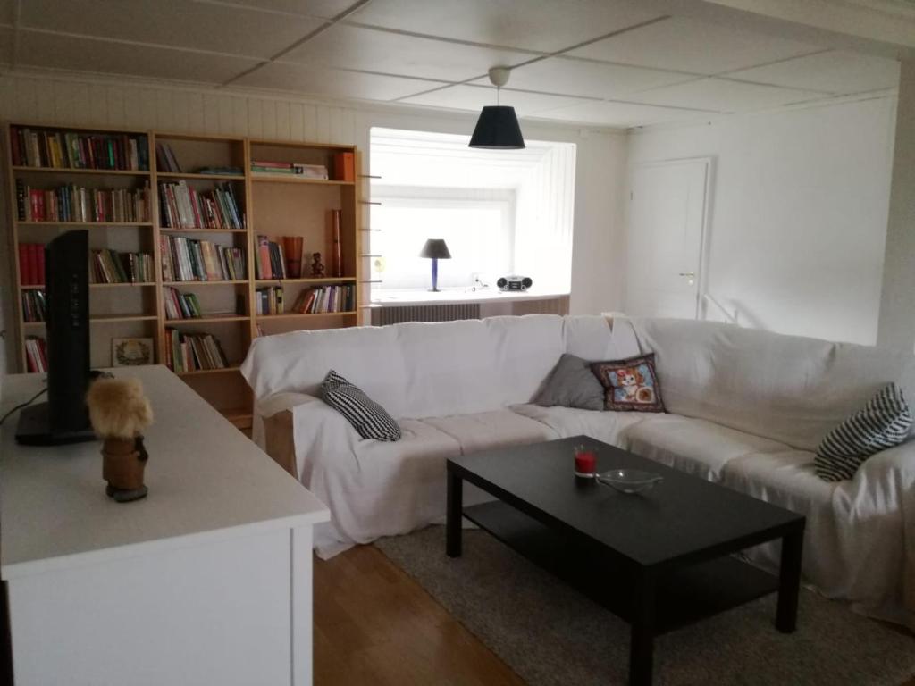 Posezení v ubytování Manus Ferienwohnung