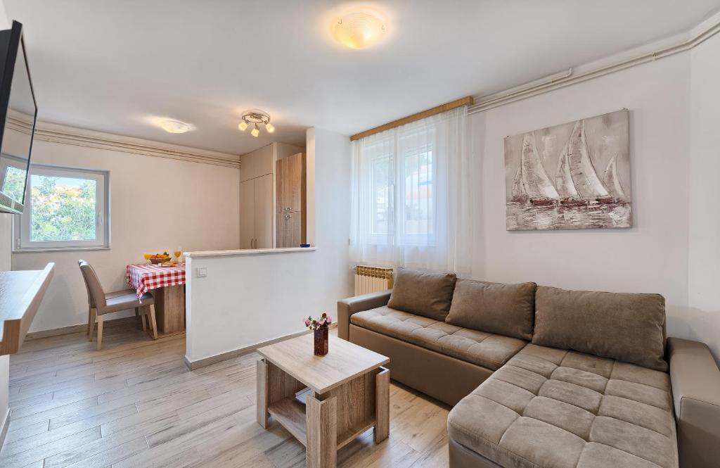 Posezení v ubytování Apartmani MARINA