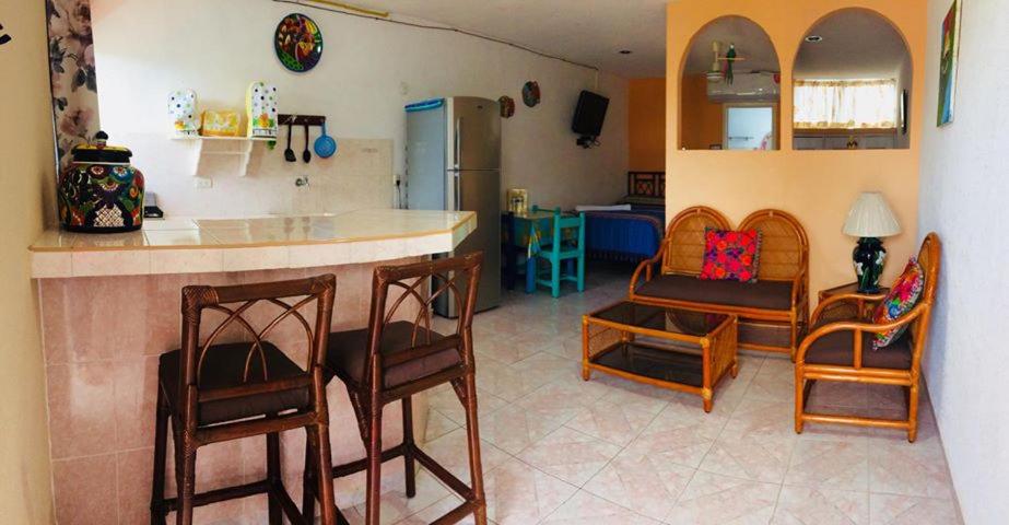Posezení v ubytování Hotel Maria's Nicte Ha