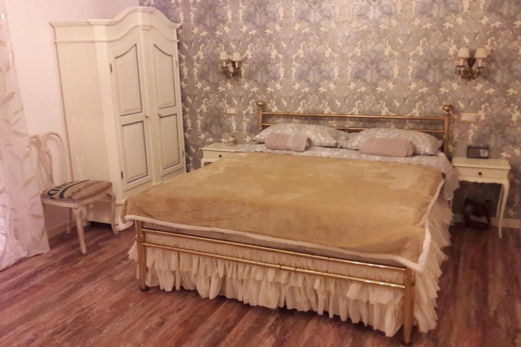 Postel nebo postele na pokoji v ubytování Ciao Verona Bed and Kitchen