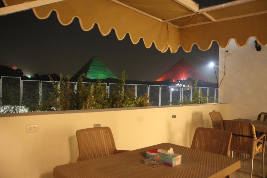 Posezení v ubytování Farida Pyramids Boutique Hotel