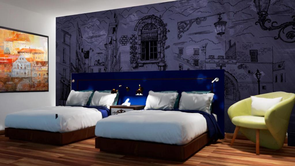 Hotel Indigo Guanajuato by IHG - Habitación Estándar Con Dos Camas Queen