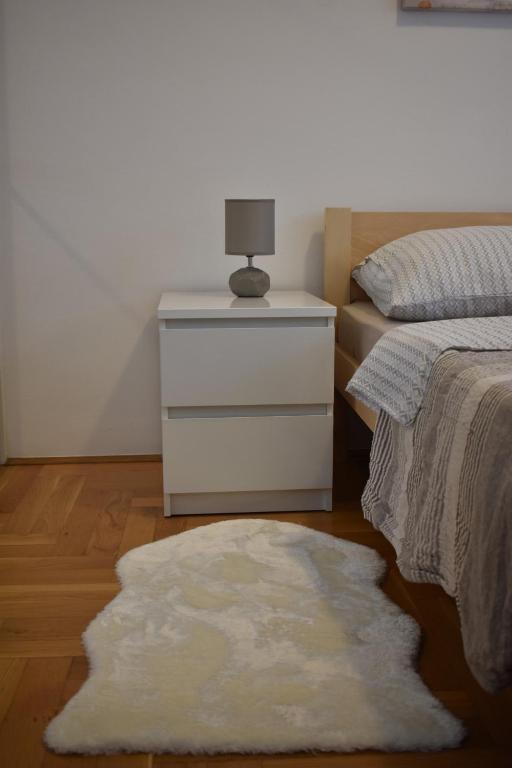 Postel nebo postele na pokoji v ubytování Apartman BoNi